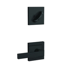 Schlage FC59NBK-ULD Custom Northbrook Lever with Upland Rose Interior Active Trim.