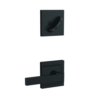 Schlage FC59NBK-ULD Custom Northbrook Lever with Upland Rose Interior Active Trim