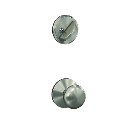 Schlage FC59PLY-KIN Custom Plymouth Knob with Kinsler Rose Interior Active Trim.