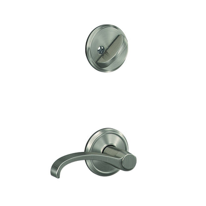 Schlage FC59WIT-ALD Custom Whitney Lever with Alden Rose Interior Active Trim.