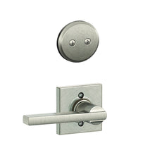 Schlage FC94LAT-COL Latitude Lever with Collins Rose Dummy Interior Trim Black Stainless