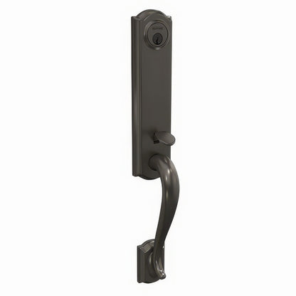 Schlage FCT58CAM Custom 3/4 Trim Camelot Single Cylinder Handleset Only