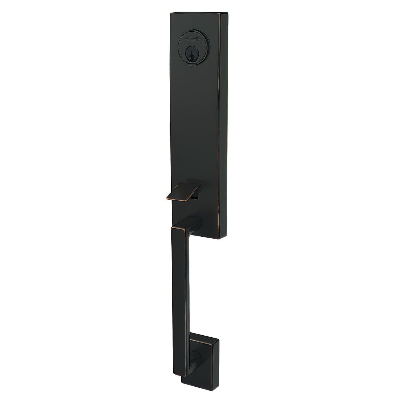 Schlage FCT58CEN Custom 3/4 Trim Century Single Cylinder Handleset Only.