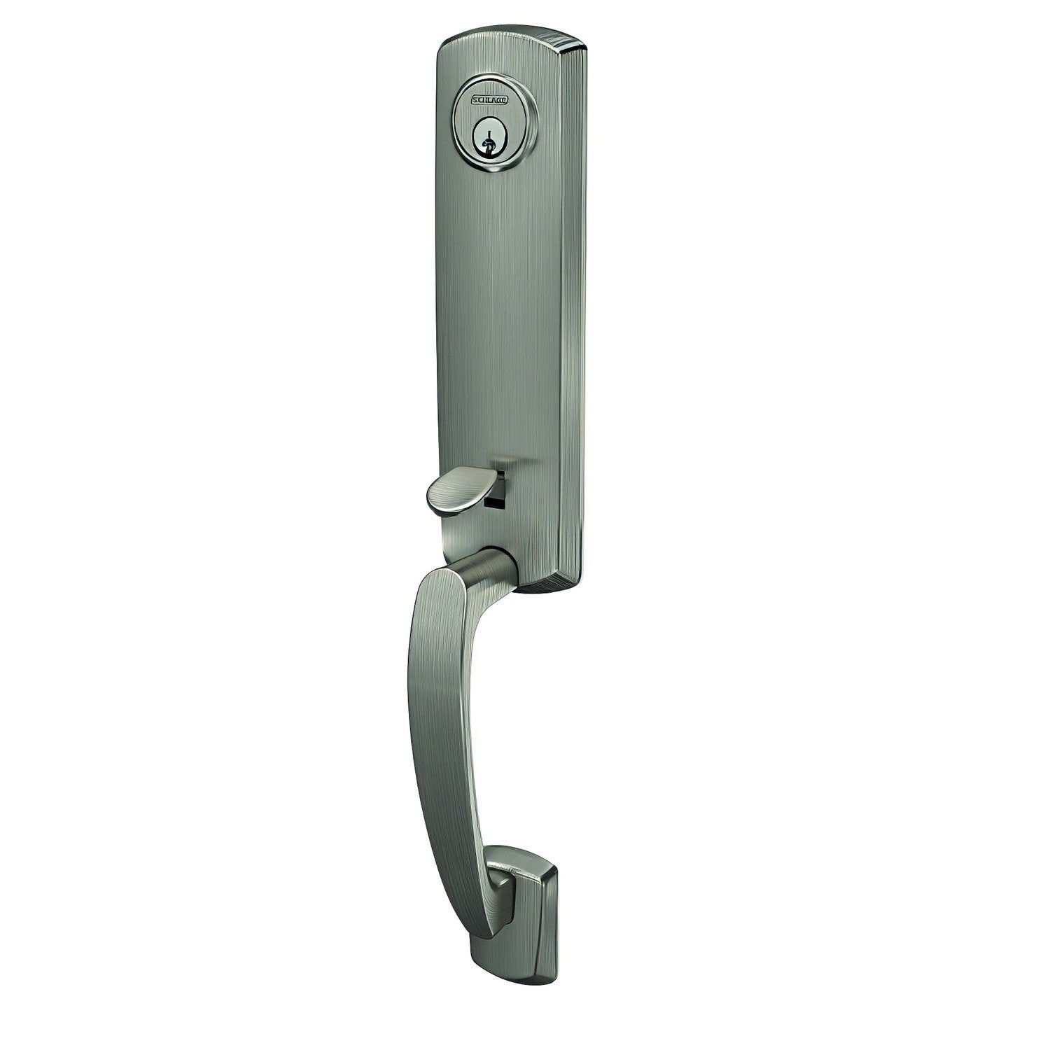Schlage FCT58GRW Custom 3/4 Trim Greenwich Single Cylinder Handleset Only.