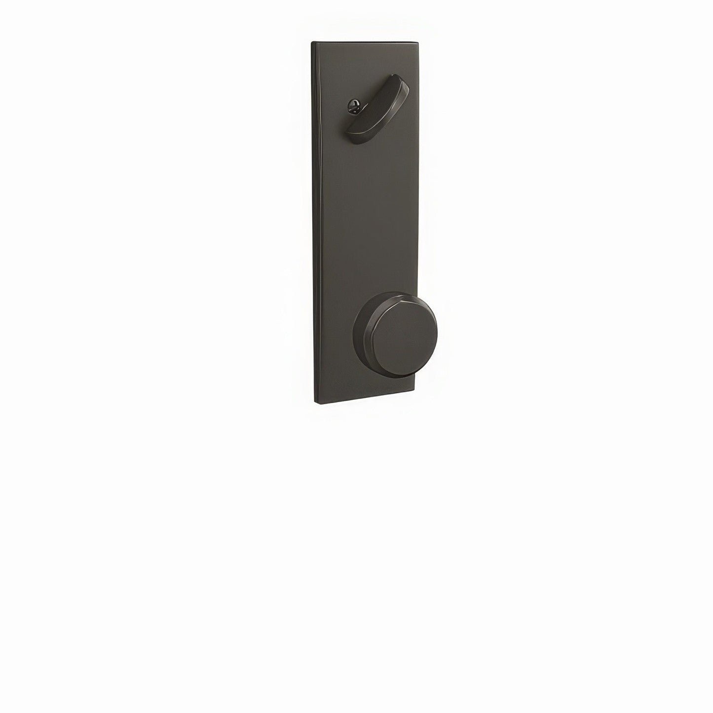 Schlage FCT59BWE-CEN Bowery Knob with Century Escutcheon Interior Active Trim.