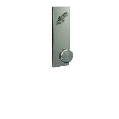 Schlage FCT59BWE-CEN Bowery Knob with Century Escutcheon Interior Active Trim
