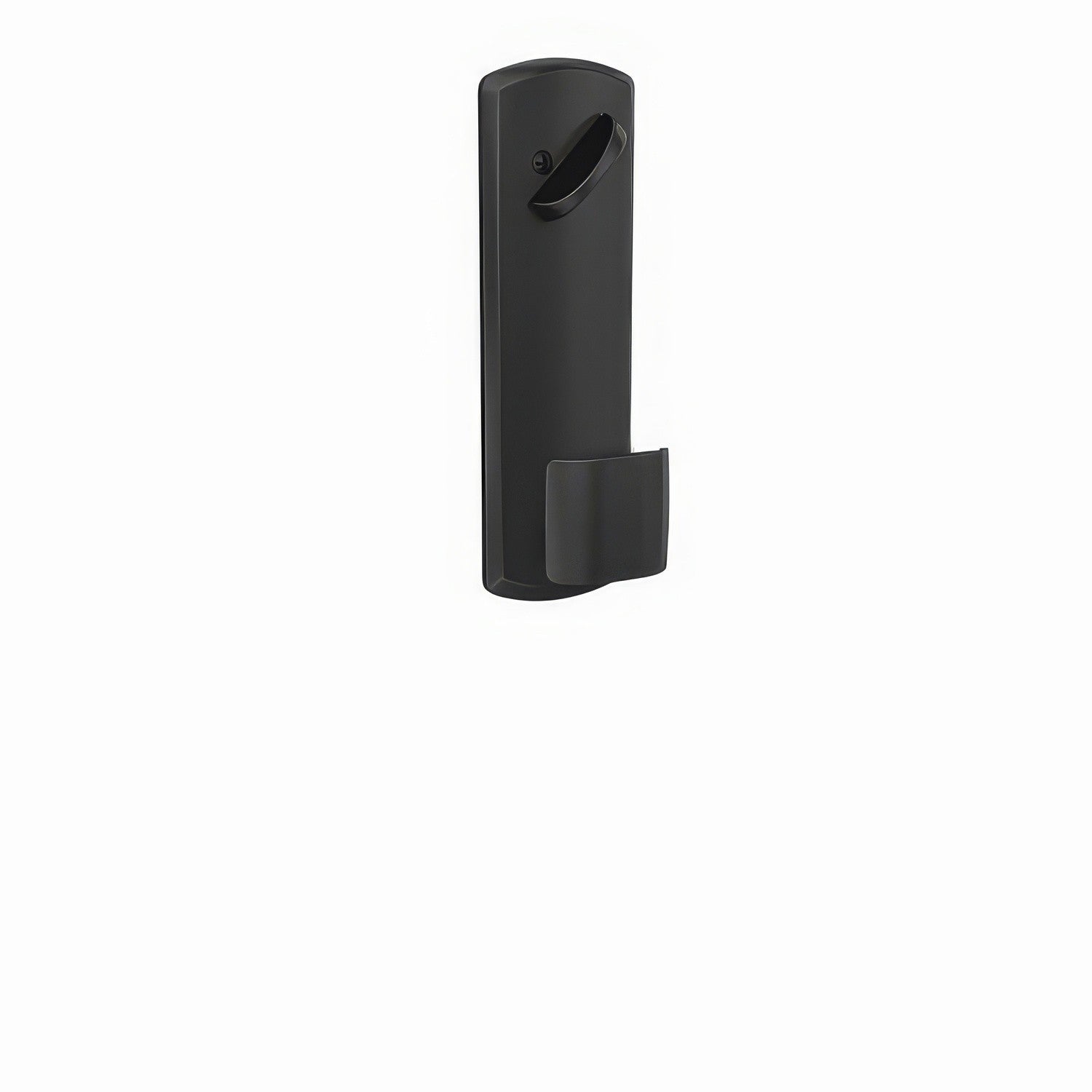 Schlage FCT59GAN622GRW Ganton Knob with Greenwich Escutcheon Interior Active Trim Matte Black