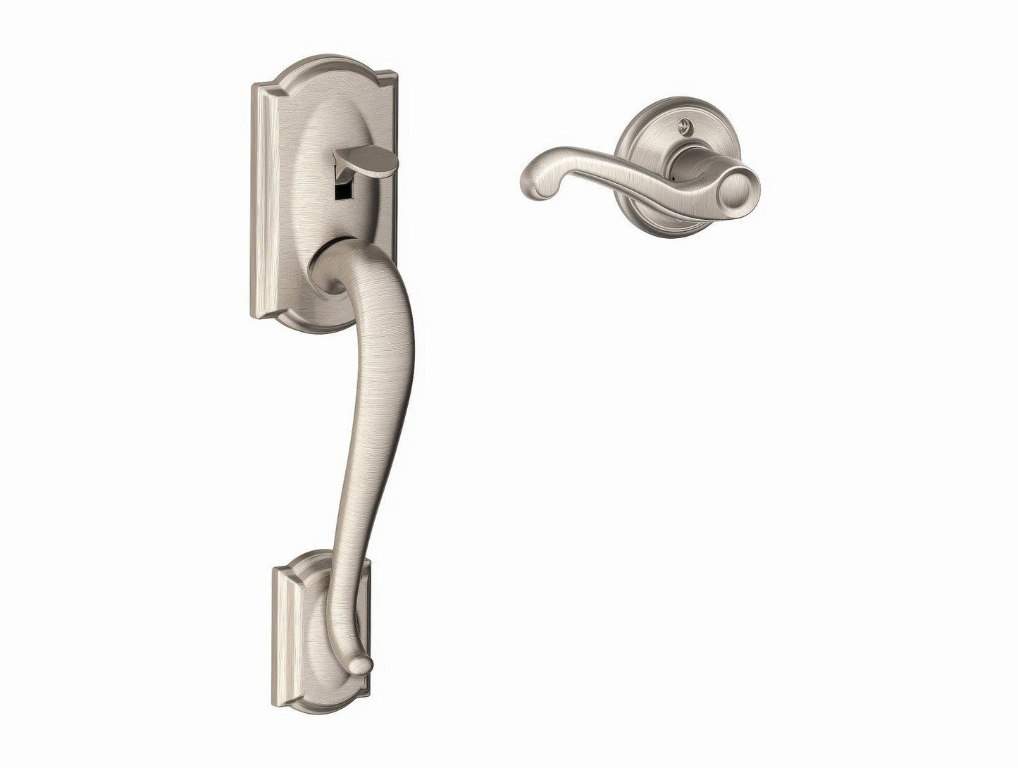 Schlage FE285CAM-FLARH Right Hand Camelot with Flair Lever Bottom Half Handleset