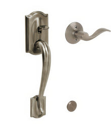Schlage FE285-CAM-ACC-RH Electronic Security Camelot Lower Handleset with Accent Interior Right Hand Lever