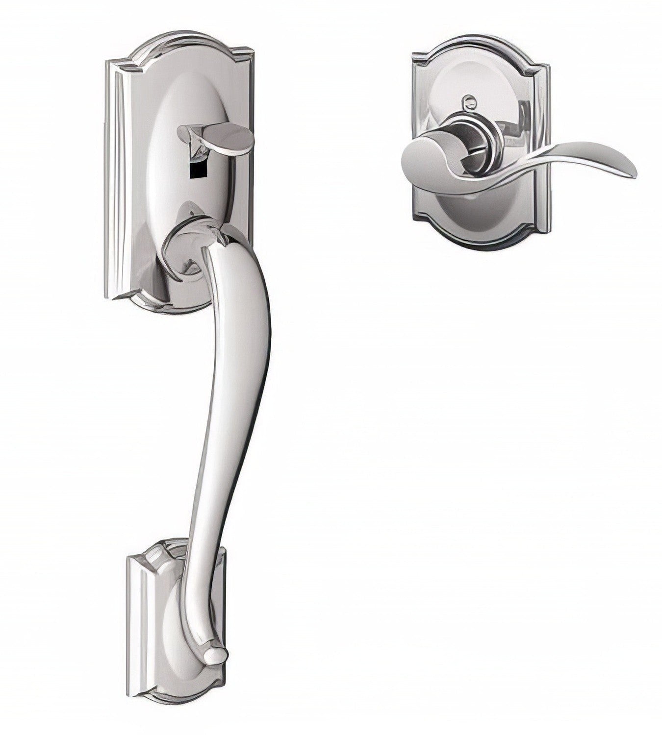 Schlage FE285-CAM-ACC-CAM-LH Camelot Lower Handleset for Electronic Keypad