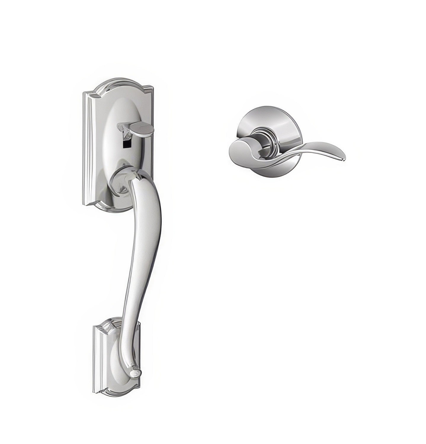 Schlage FE285-CAM-ACC-LH Electronic Security Camelot Lower Handleset