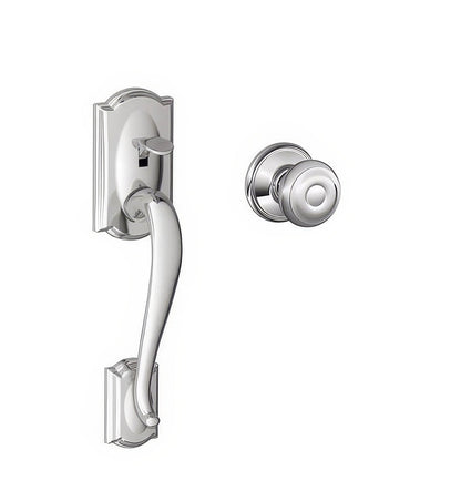 Schlage FE285-CAM-GEO Electronic Security Camelot Lower Handleset