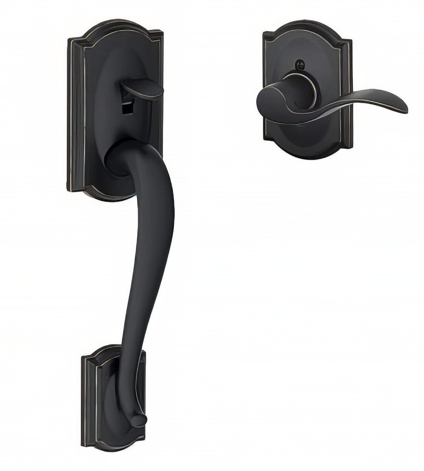 Schlage FE285-CAM-ACC-CAM-LH Camelot Lower Handleset for Electronic Keypad