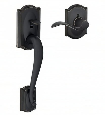 Schlage FE285-CAM-ACC-CAM-RH Camelot Lower Handleset for Electronic Keypad