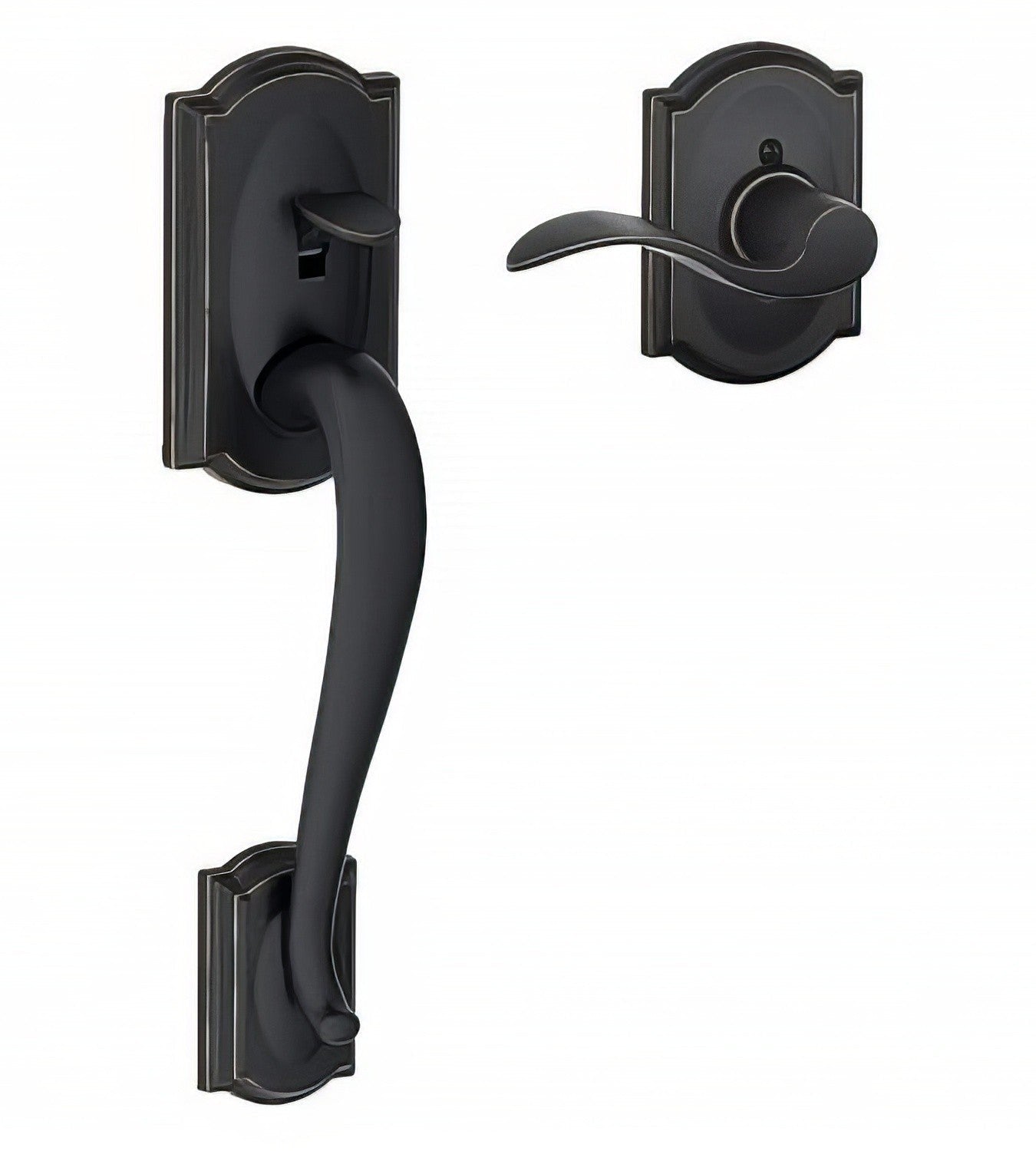 Schlage FE285-CAM-ACC-CAM-RH Camelot Lower Handleset for Electronic Keypad