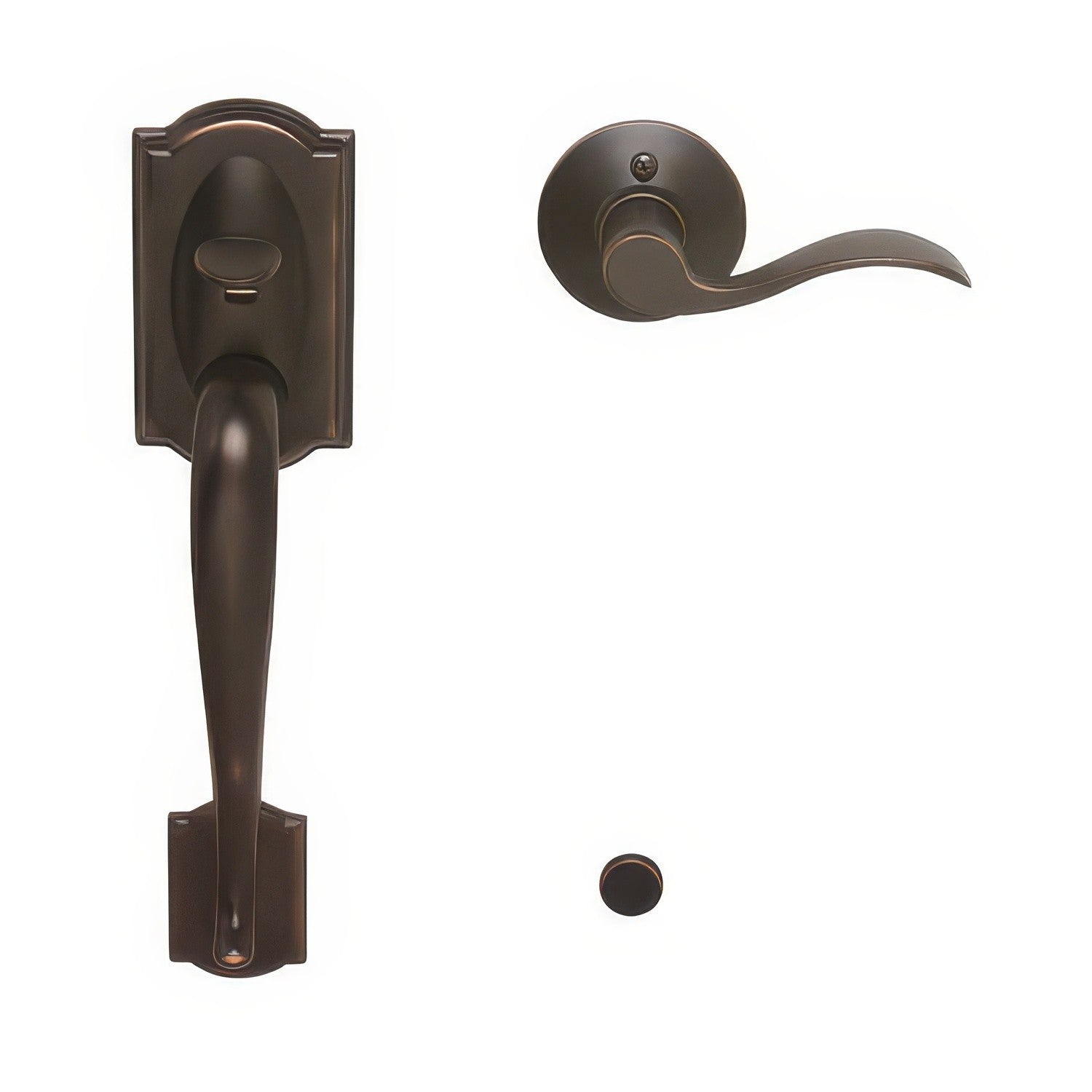 Schlage FE285-CAM-ACC-LH Electronic Security Camelot Lower Handleset
