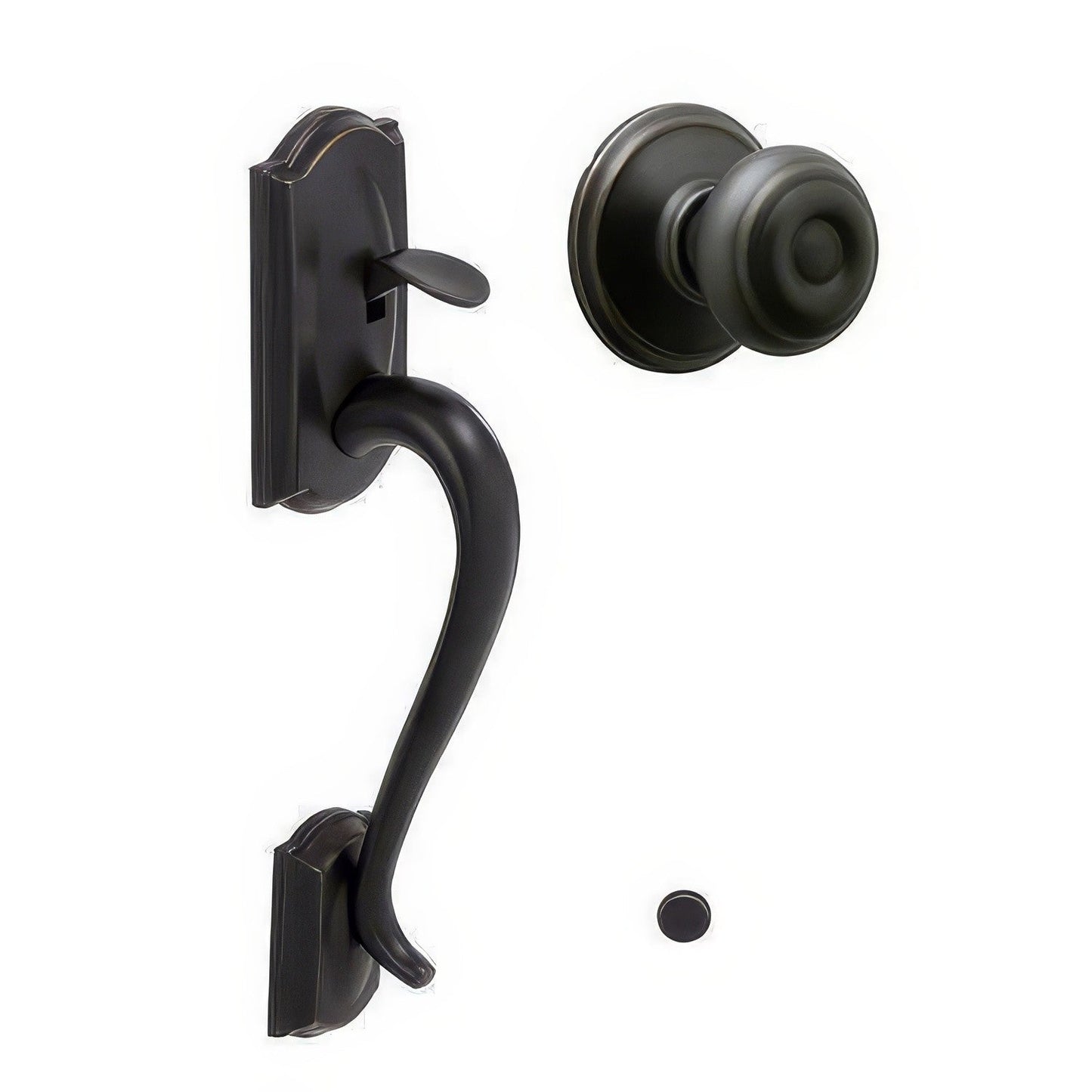 Schlage FE285-CAM-GEO Electronic Security Camelot Lower Handleset