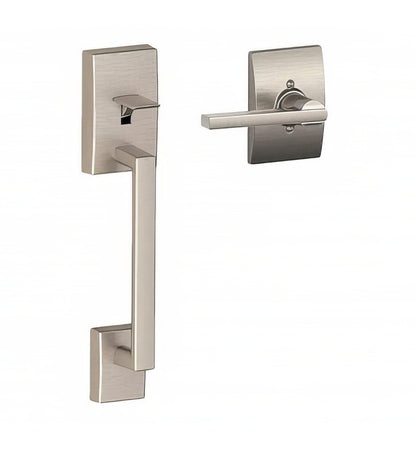Schlage FE285-CEN-LAT-CEN Century Lower Handleset for Electronic Keypad with Latitude Interior Lever with Century Rose