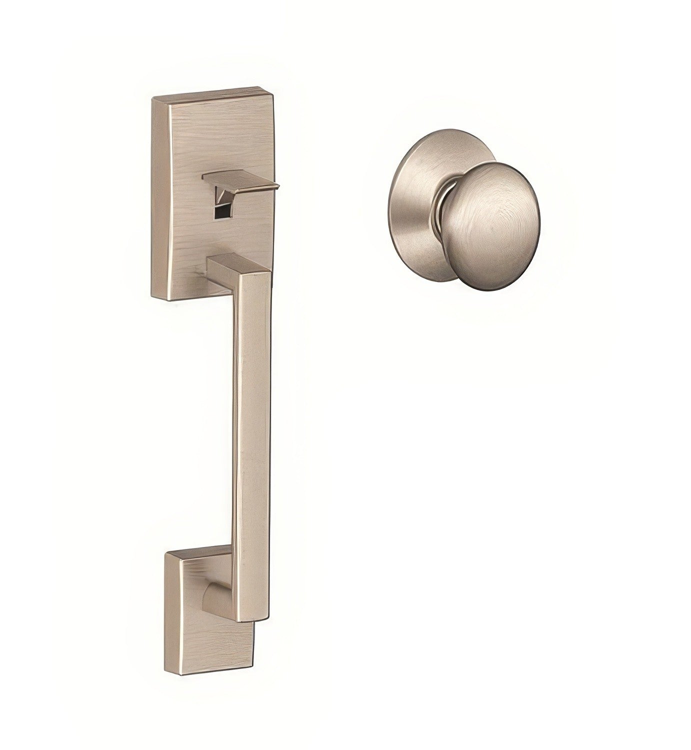 Schlage FE285CEN-PLY Century with Plymouth Knob Bottom Half Handleset
