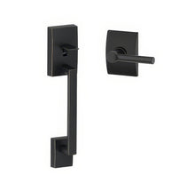 Schlage FE285CEN-BRWCEN Century with Broadway Lever with Century Rose Bottom Half Handleset.
