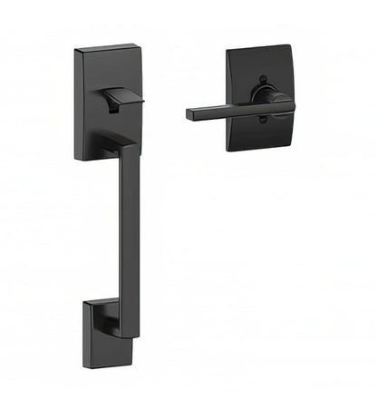 Schlage FE285-CEN-LAT-CEN Century Lower Handleset for Electronic Keypad with Latitude Interior Lever with Century Rose