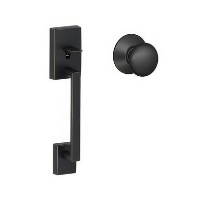 Schlage FE285CEN-PLY Century with Plymouth Knob Bottom Half Handleset.