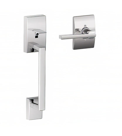 Schlage FE285-CEN-LAT-CEN Century Lower Handleset for Electronic Keypad with Latitude Interior Lever with Century Rose
