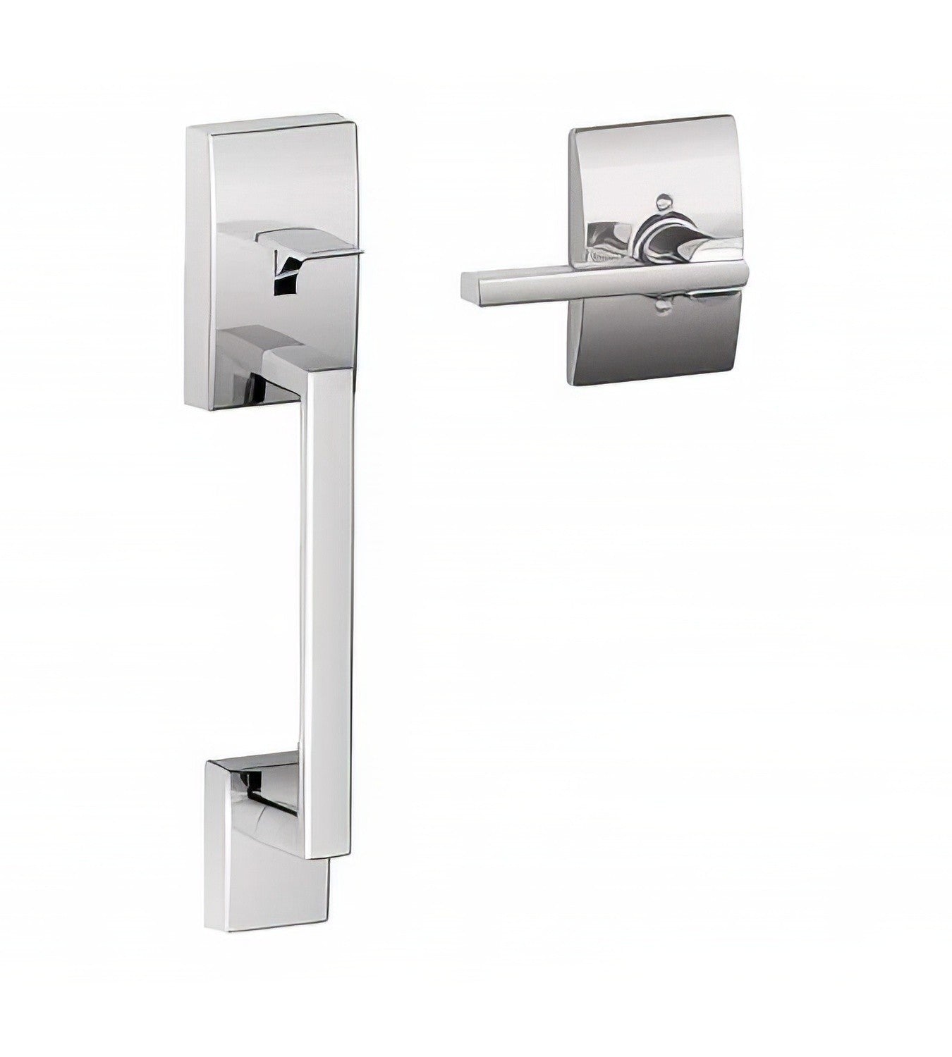 Schlage FE285-CEN-LAT-CEN Century Lower Handleset for Electronic Keypad with Latitude Interior Lever with Century Rose