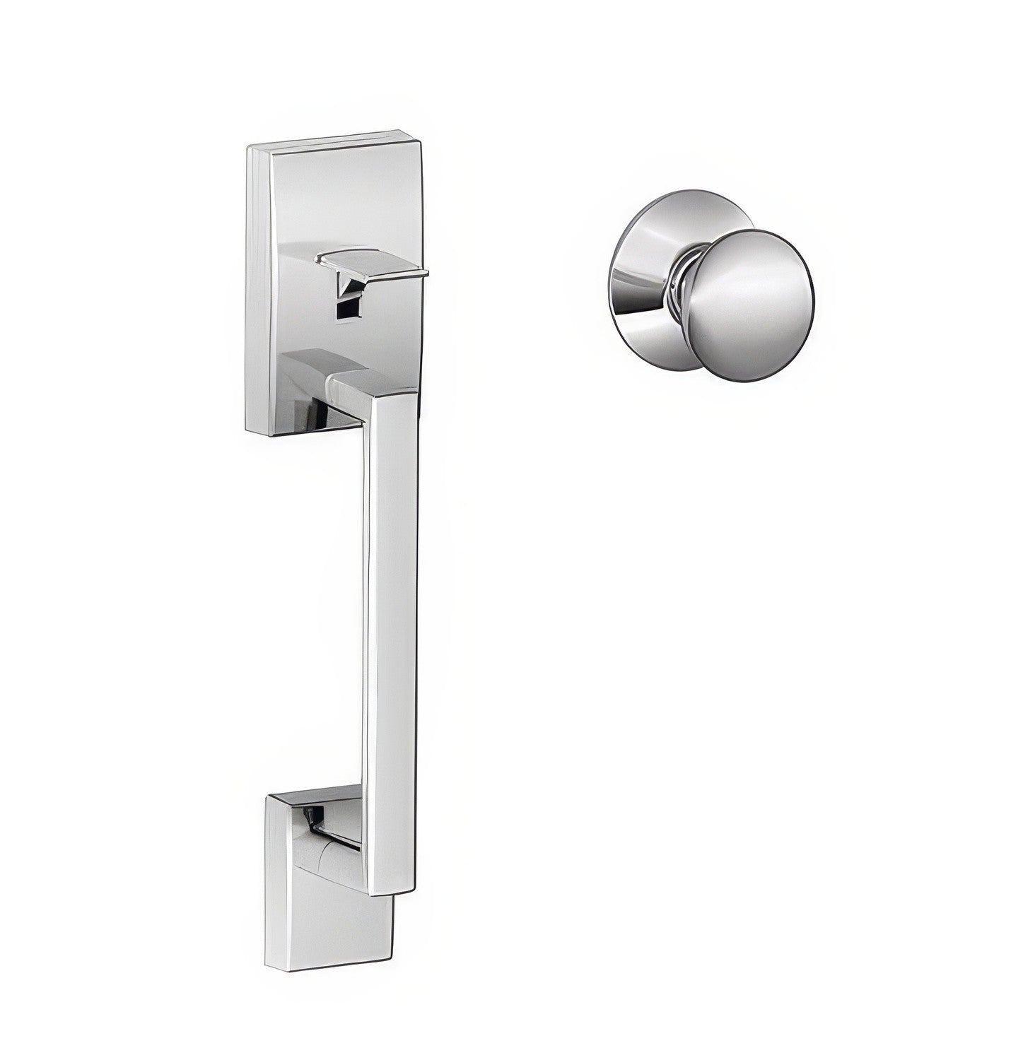 Schlage FE285CEN-PLY Century with Plymouth Knob Bottom Half Handleset