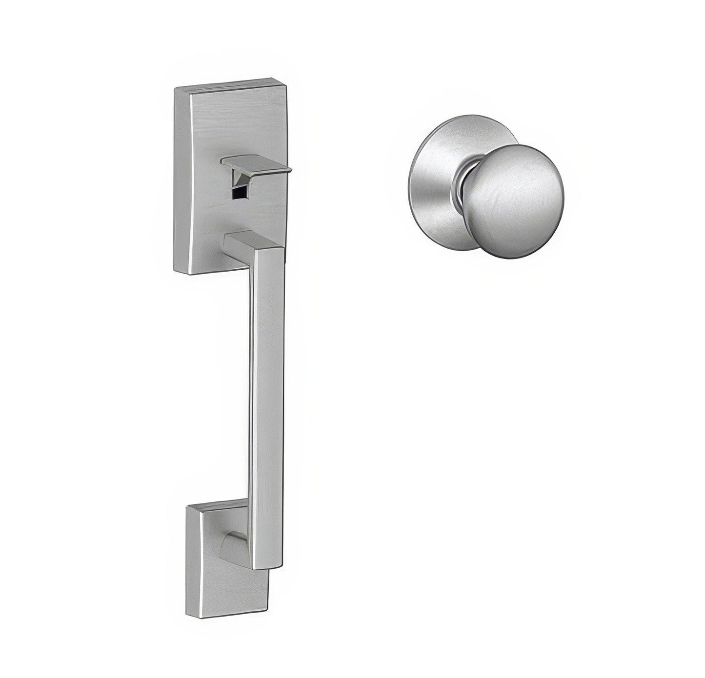 Schlage FE285CEN-PLY Century with Plymouth Knob Bottom Half Handleset.