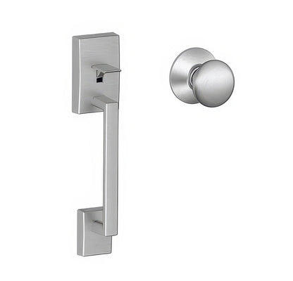 Schlage FE285CEN-PLY Century with Plymouth Knob Bottom Half Handleset.