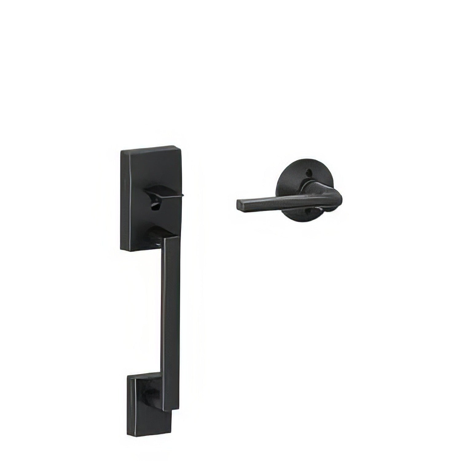 Schlage FE285-CEN-LAT Century Lower Handle Set for Electronic Keypad with Latitude Interior Lever