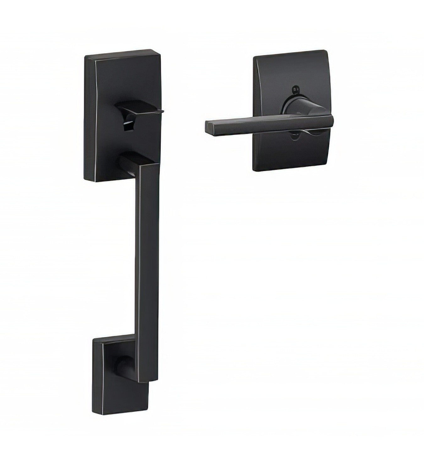 Schlage FE285-CEN-LAT-CEN Century Lower Handleset for Electronic Keypad with Latitude Interior Lever with Century Rose