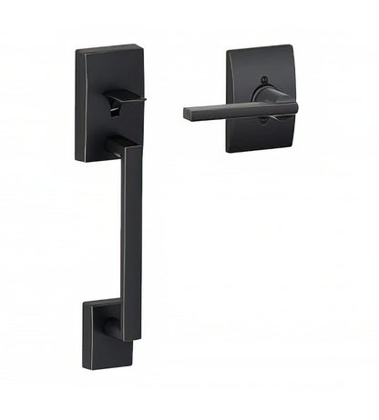 Schlage FE285-CEN-LAT-CEN Century Lower Handleset for Electronic Keypad with Latitude Interior Lever with Century Rose