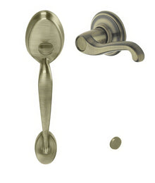 Schlage FE285-PLY-FLA-LH Plymouth Lower Handleset for Electronic Keypad