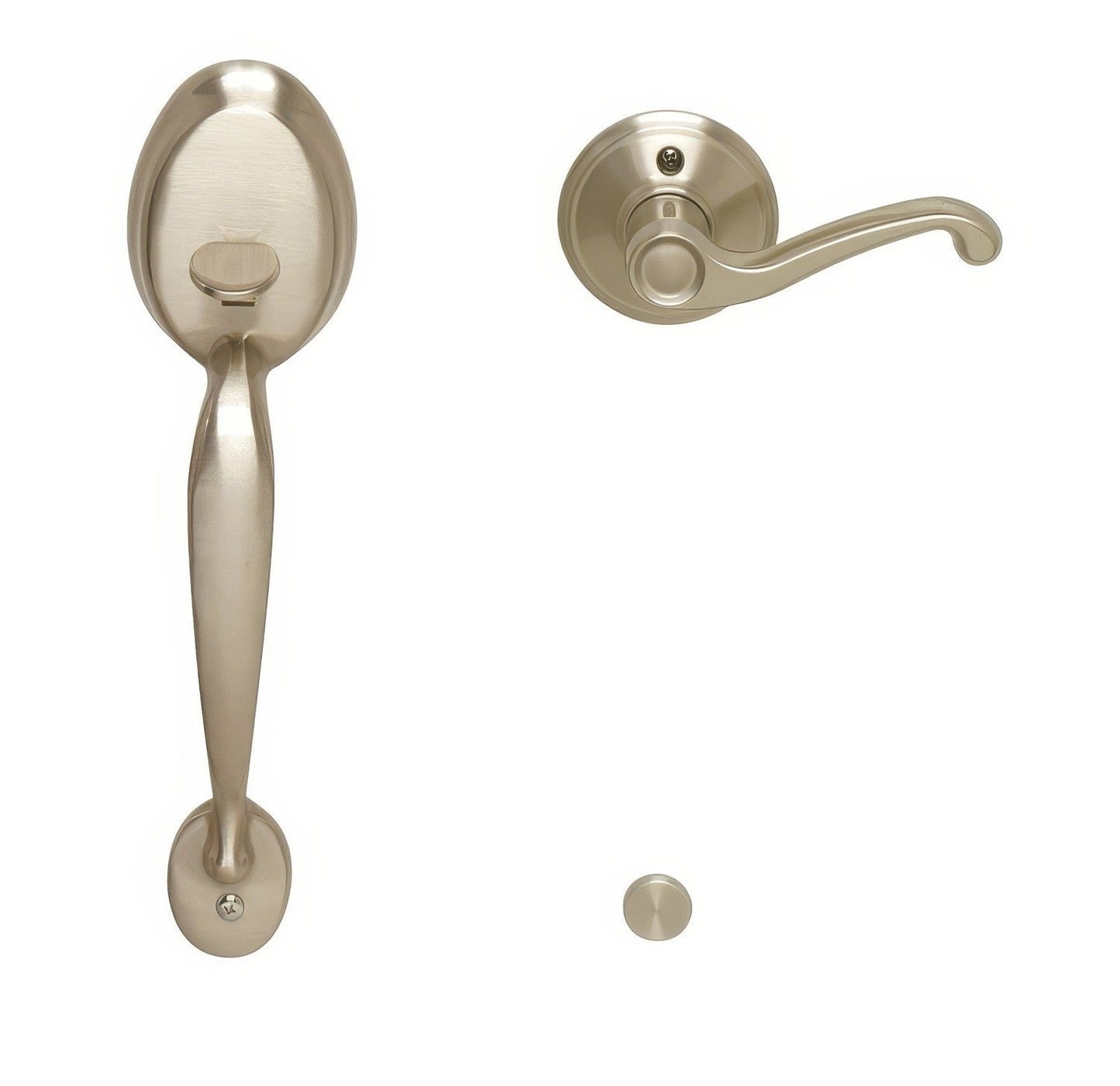 Schlage FE285-PLY-FLA-LH Plymouth Lower Handleset for Electronic Keypad