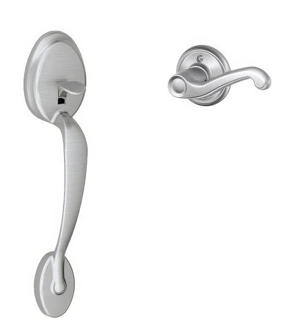 Schlage FE285-PLY-FLA-LH Plymouth Lower Handleset for Electronic Keypad