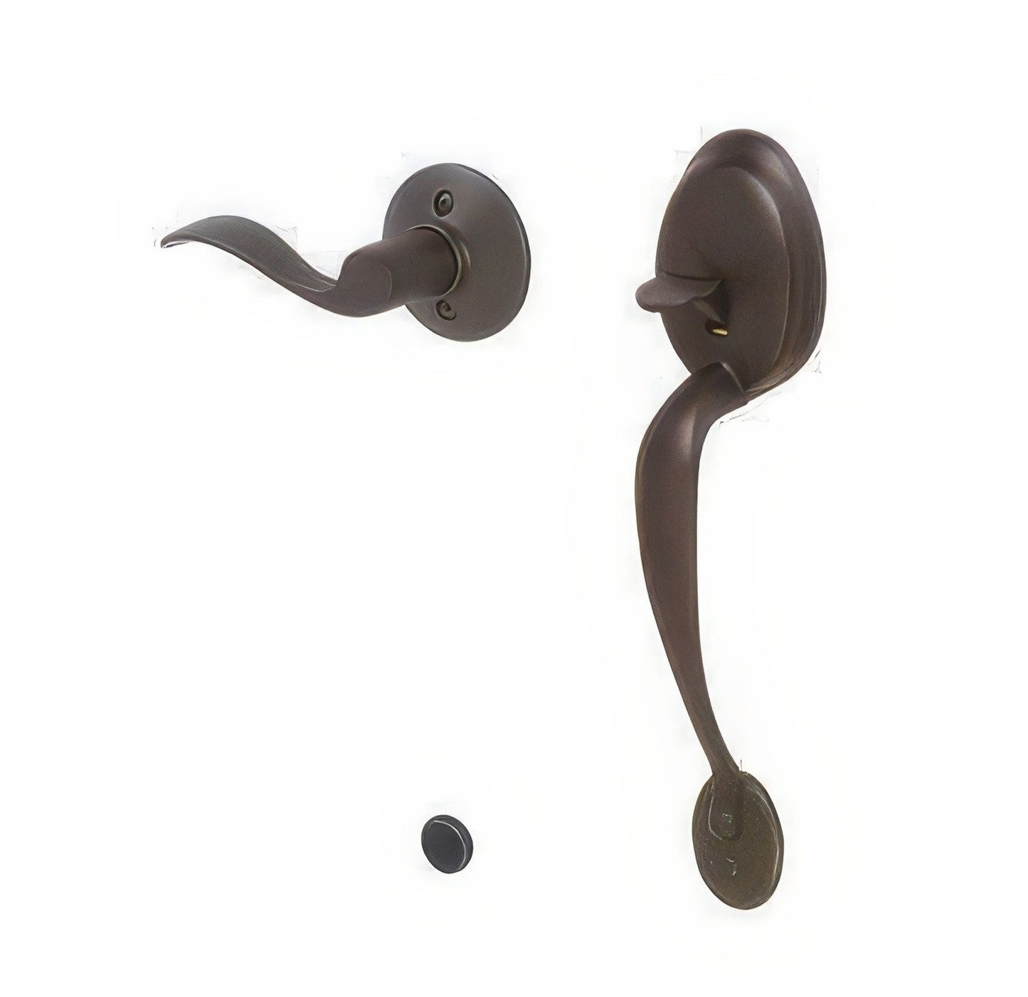 Schlage FE285-PLY-ACC-RH Plymouth Right Hand Front Entry Handle Set with an Accent Lever
