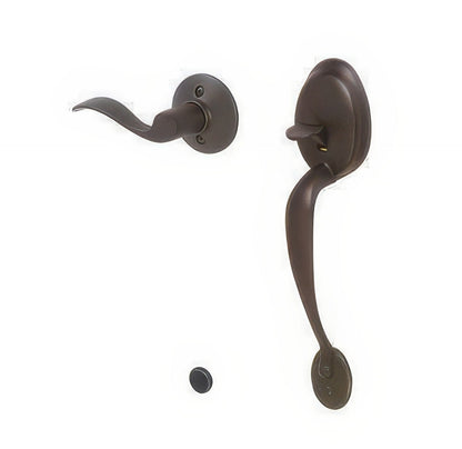 Schlage FE285-PLY-ACC-RH Plymouth Right Hand Front Entry Handle Set with an Accent Lever