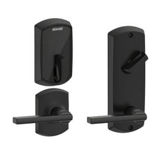 Schlage FE410FGRW512LAT Interconnected Lock with Greenwich Trim and Latitude Lever.