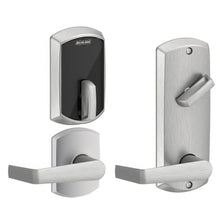 Schlage FE410FGRW512SAT Control Smart Interconnected Lock with Greenwich Trim and Saturn Lever.