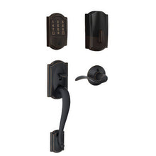 Schlage FE489WBCCAM-ACC Camelot Encode Smart Wifi Touchscreen Deadbolt with Lower Camelot Handleset and Accent Lever Trim