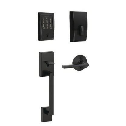 Schlage FE489WBCCEN-LAT Century Encode Smart Wifi Touchscreen Deadbolt with Lower Century Handleset and Latitude Lever Trim