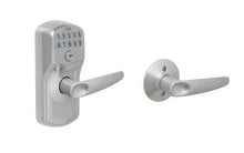 Schlage FE575PLY626JAZ Plymouth with Jazz Lever Keyed Entry Auto Lock Electronic Keypad Satin Chrome.