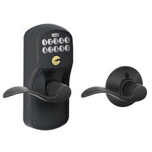 Schlage FE575-PLY-ACC Electronic Security Plymouth Keypad Entry Door Knob.