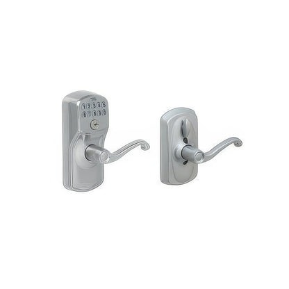 Schlage FE595-PLY-FLA Flair Electronic Security Keypad Entry Door Lever