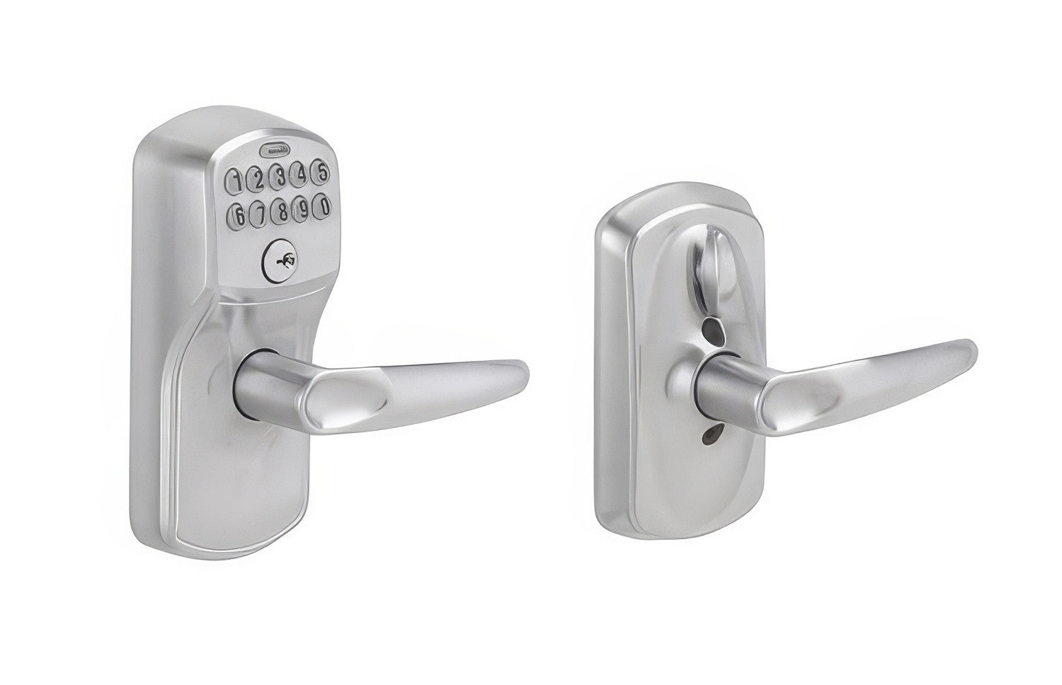 Schlage FE595PLY626JAZ Plymouth Keypad Entry Door Lever