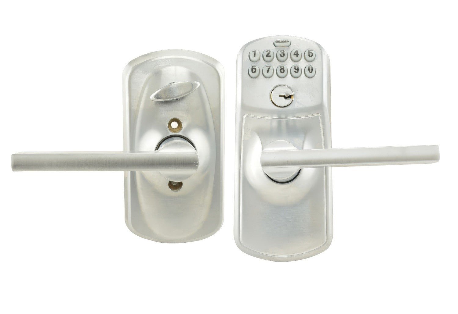 Schlage FE595PLY-LAT Plymouth with Latitude Lever Entry Flex Lock Electronic Keypad