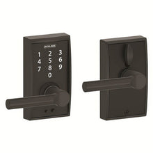 Schlage FE695CEN-BRW Century with Broadway Lever Keyless Touch Lever Lock