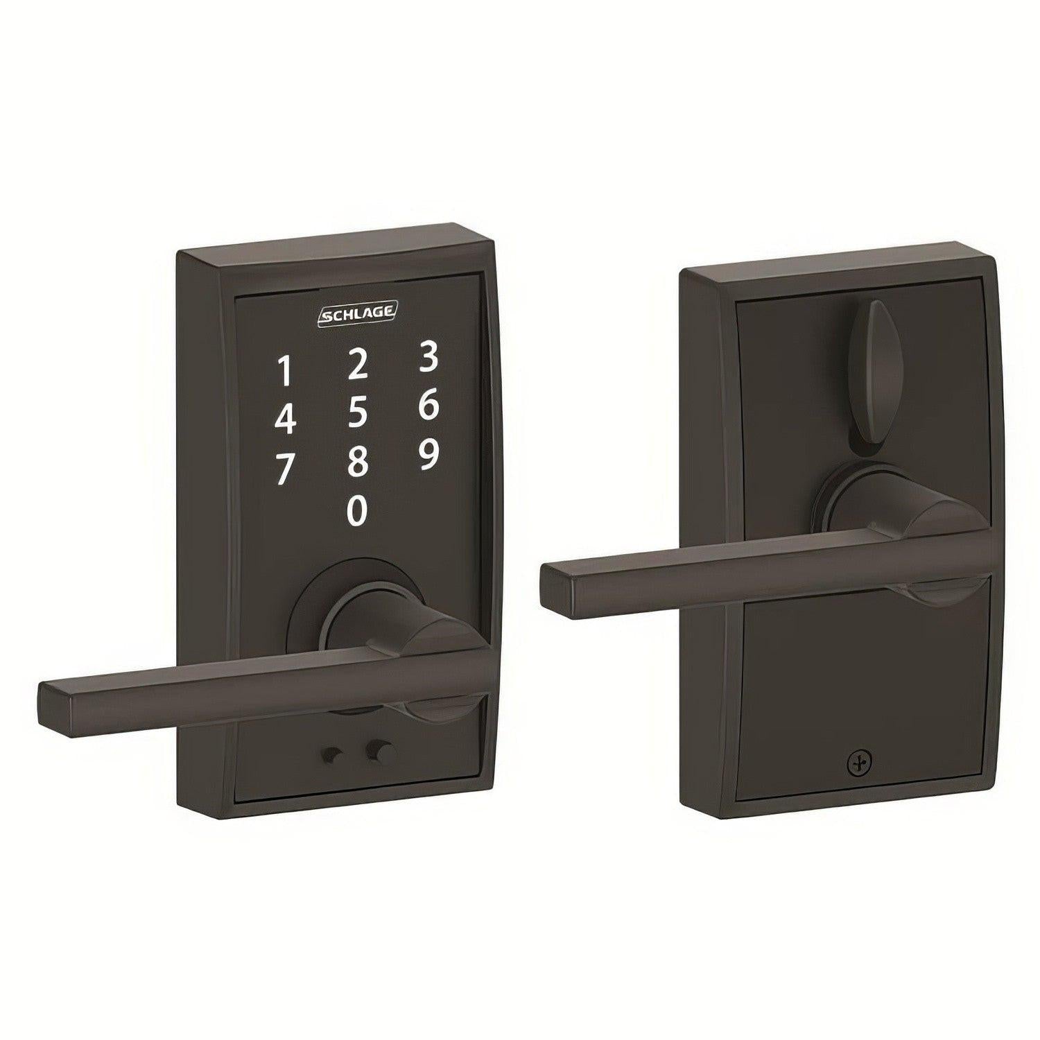 Schlage FE695CEN-LAT Century with Latitude Lever Keyless Touch Lever Lock
